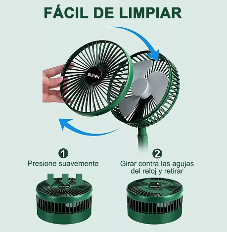 Miniatura 2 de Ventilador Pequeño Retractil
